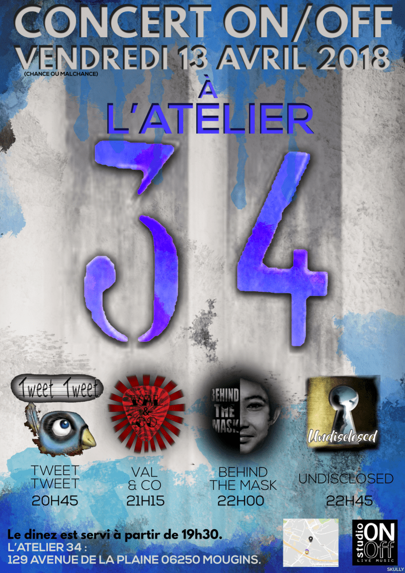 AFFICHE ATELIER 34